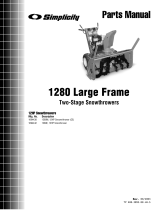 Simplicity 1280E User manual