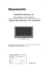 Skyworth SKYWORTH SLTV-32L29A-2 User manual