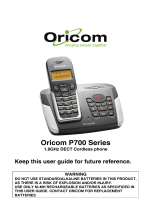 Oricom Cordless Telephone P700 User manual