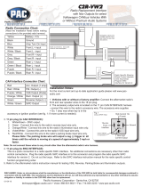 PAC C2R-VW2 User manual