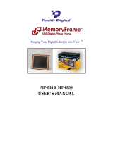 Pacific Digital Digital Photo Frame MF-810 User manual