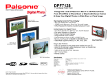 Palsonic Digital Photo Frame DPF7128 User manual