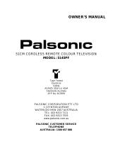 Palsonic CRT Television 5145PF User manual