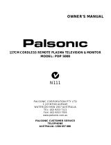 Palsonic PDP 5000 User manual