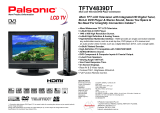 Palsonic TV DVD Combo TFTV4839DT User manual
