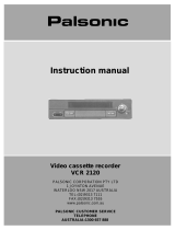 Palsonic VCR VCR2120 User manual