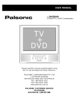 Palsonic TV DVD Combo 3415DVD User manual