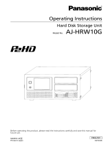 Panasonic AJ-HRW10G User manual
