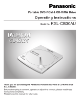 Panasonic Computer Drive KXL-CB30AU User manual