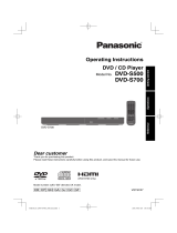 Panasonic VQT5C27 User manual