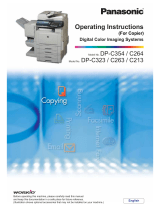 Panasonic DP-C323 User manual