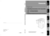 Panasonic DP-2500/3000 User manual