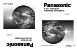Panasonic CRT Television CT 27SX32 User manual