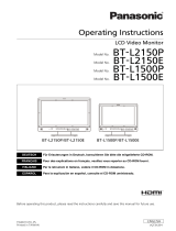 Panasonic Computer Monitor BT-L1500P User manual