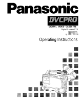 Panasonic AJ-D700P User manual