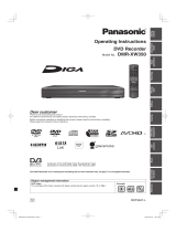 Panasonic DVR DMR-XW350 User manual