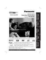 Panasonic DVD VCR Combo PV-D4761 User manual