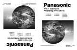 Panasonic Flat Panel Television CT-F3442 User manual