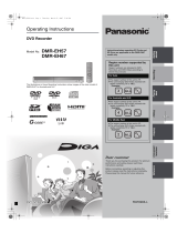 Panasonic DVD Recorder DMR-EH57 User manual