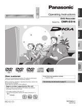 Panasonic DVD Recorder DMR-ES16 User manual