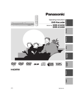 Panasonic DVD Recorder DMR-ES46V User manual