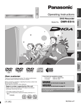 Panasonic DVD Recorder DMR-ES15 User manual