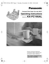 Panasonic KX-FC195AL User manual