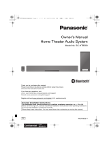 Panasonic Headphones SC-HTB580 User manual