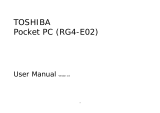 Toshiba Information Systems (UK) Ltd GPS Receiver RG4-E02 User manual