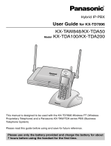 Panasonic KX-TD7896 User manual