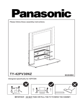 Panasonic Indoor Furnishings TY-42PV30NZ User manual