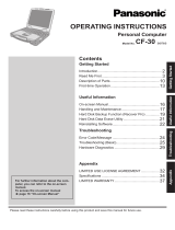 Panasonic CF-30 User manual