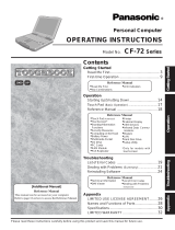 Panasonic CF-72 Series User manual