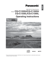 Panasonic CQ-C1335L User manual