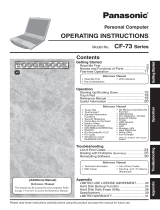 Panasonic Laptop CF-73 User manual
