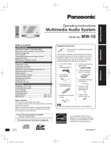 Panasonic MP3 Player MW-10 User manual