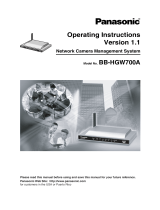 Panasonic Network Router BB-HGW700A User manual