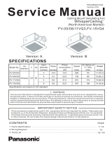 Panasonic Outdoor Ceiling Fan FV-05VQ3 User manual