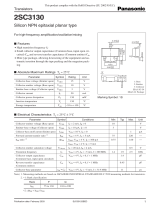 Panasonic 2SC3130 User manual