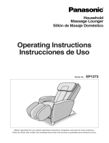 Panasonic EP1273 - MASSAGE LOUNGER User manual