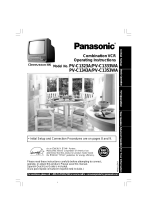 Panasonic TV VCR Combo PV-C1323A User manual