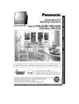 Panasonic TV VCR Combo PVQ-1312B User manual