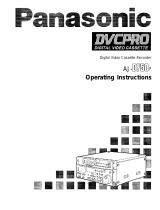 Panasonic AJ-D750P User manual