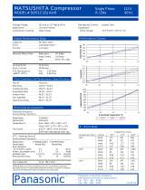 Panasonic Air Compressor SD51C10JAU6 User manual