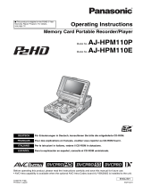 Panasonic Portable Multimedia Player AJ-HPM110E User manual