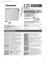 Panasonic SL-J910 User manual