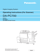 Panasonic DA-PC700 User manual