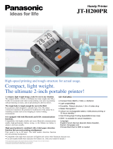 Panasonic Printer JT-H200PR User manual