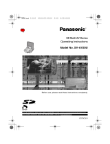Panasonic Power Supply SV-AV20U User manual