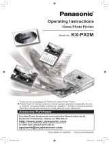 Panasonic Photo Printer KX-PX2M User manual